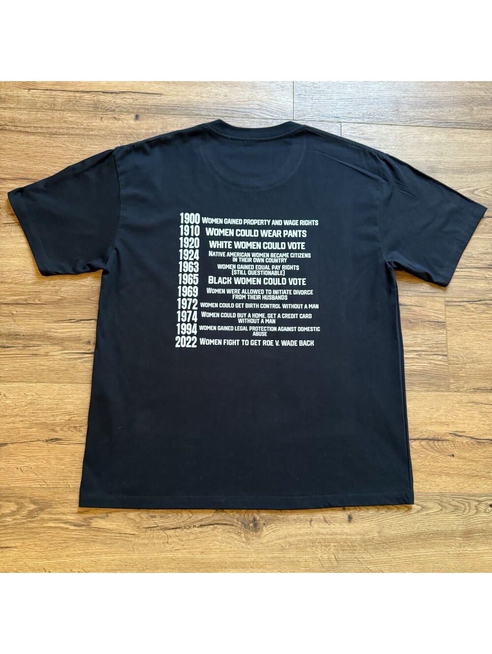 They Didn't Burn Witches They Burned Women Feminist Graphic Tee Black Large - Picture 3 of 9